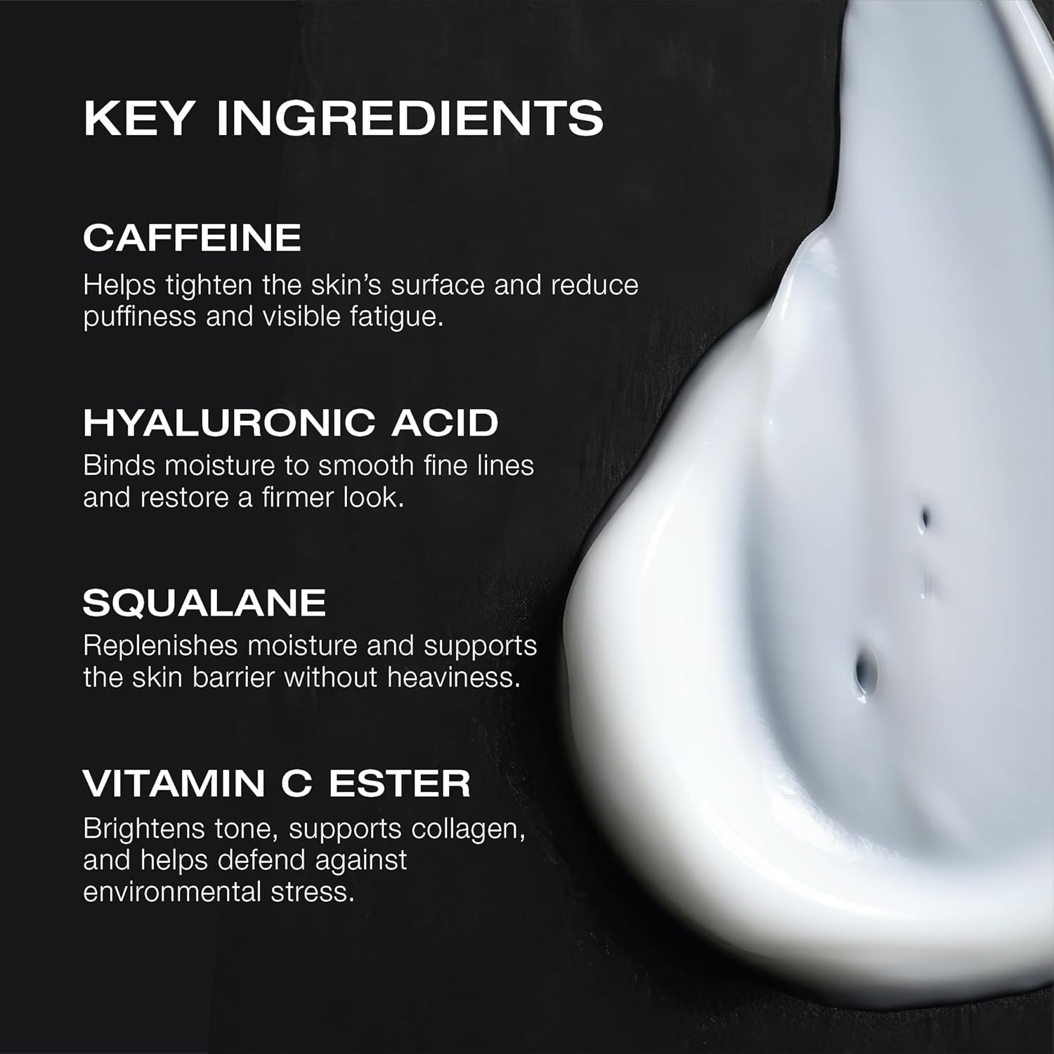 Time Machine Men’s Face Moisturizer – Anti Aging Cream with Caffeine, Hyaluronic Acid & Squalane – Firming, Lightweight, Non-Greasy – 1.69 oz - Image 4