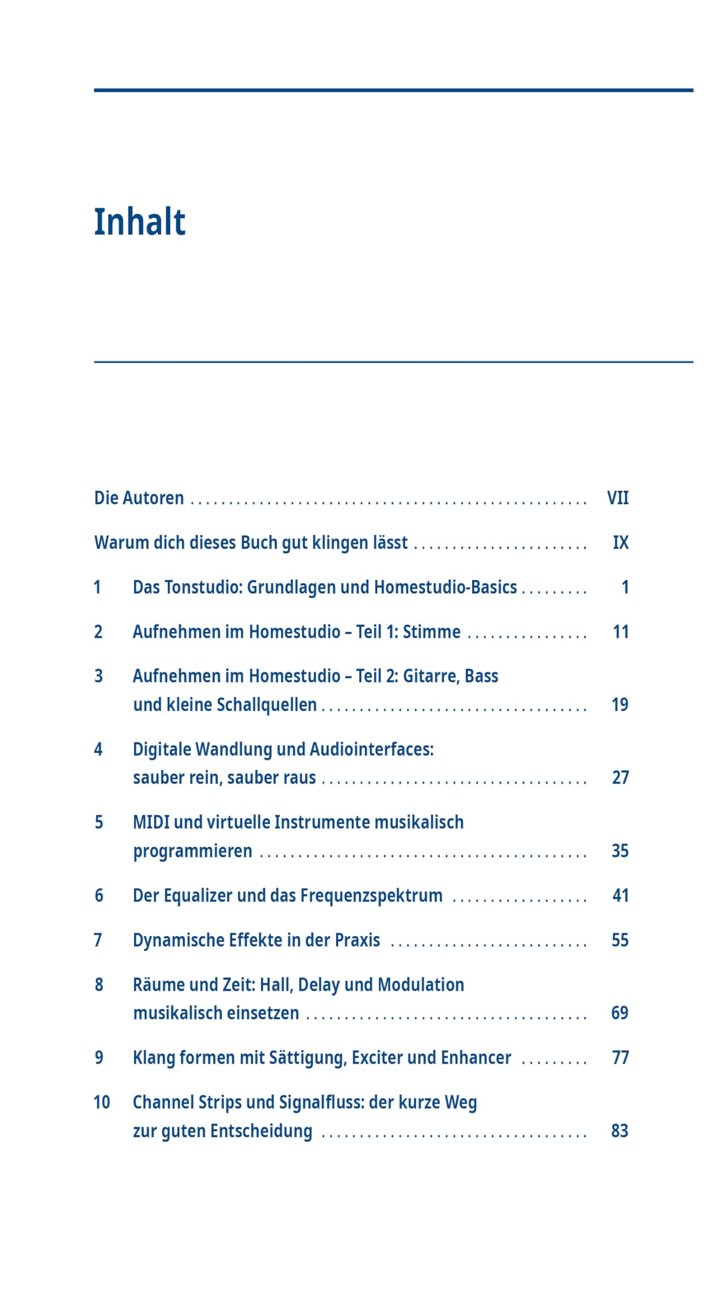 Homestudio Klartext: Vom ersten Take zum fertigen Mix