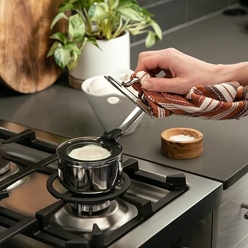 Miniatura 8 de RSVP International Endurance - Escalfador de acero inoxidable color negro y plateado