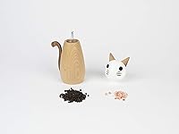 Vista 2 de Peterson Housewares Molinillo de sal o pimienta para gatos - Molinillo de especias de madera