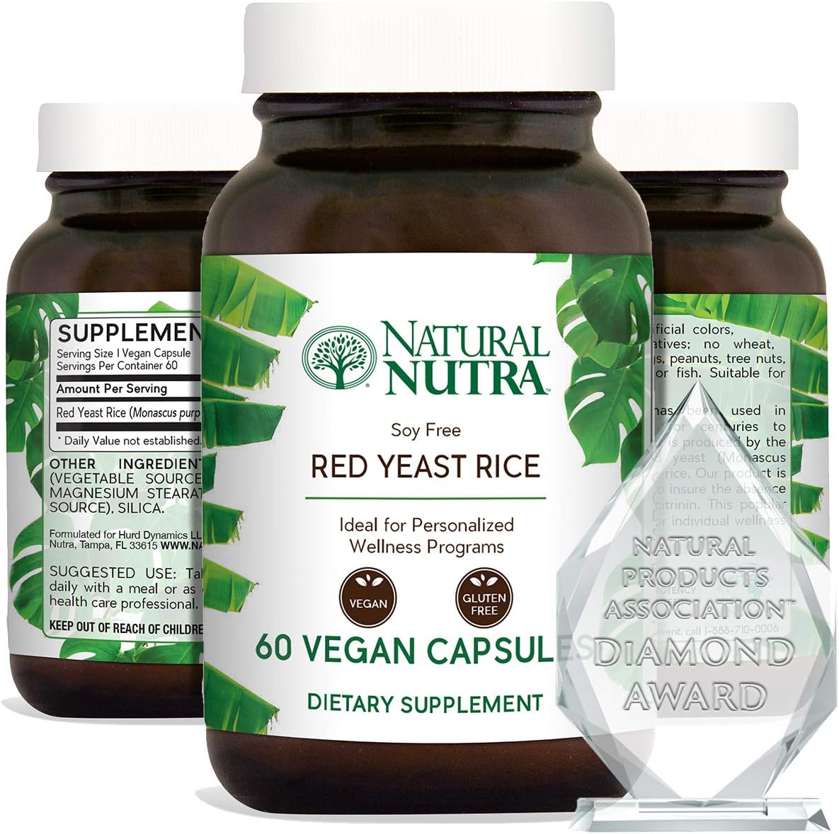 Natural Nutra Red Yeast Rice Extract with Monacolin K