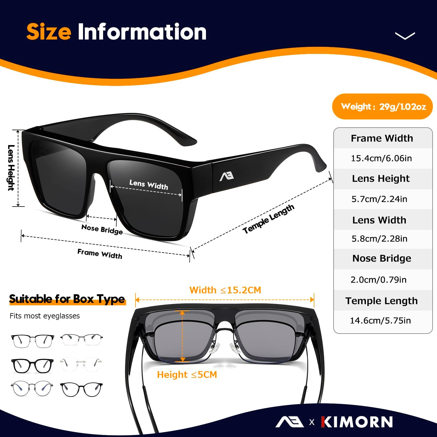 Polarized Fit Over Glasses Sunglasses for Women Men Oversized Sun Glasses UV400 Protection Shades - Image 3