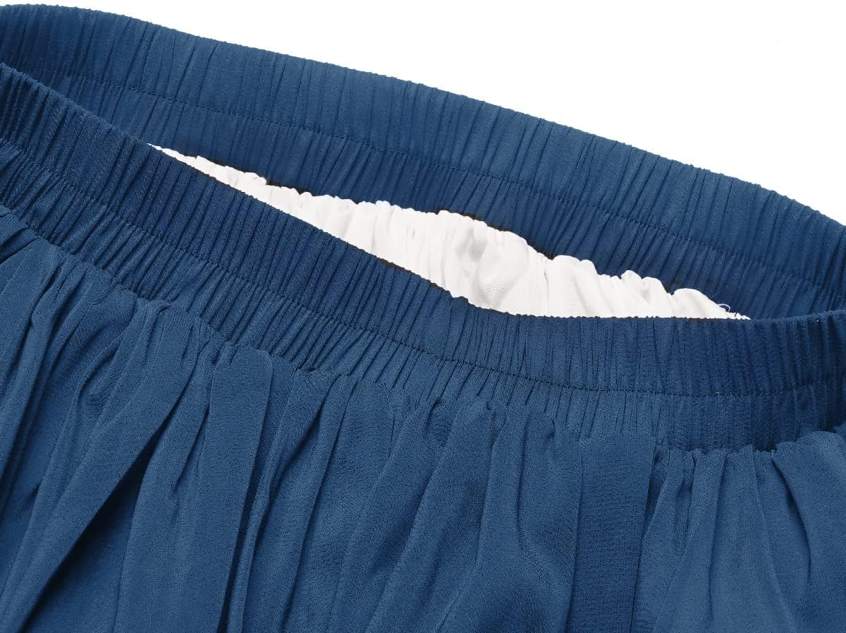 Women's Renaissance Skirt Victorian Peasant Double-Layer Maxi Long Skirt