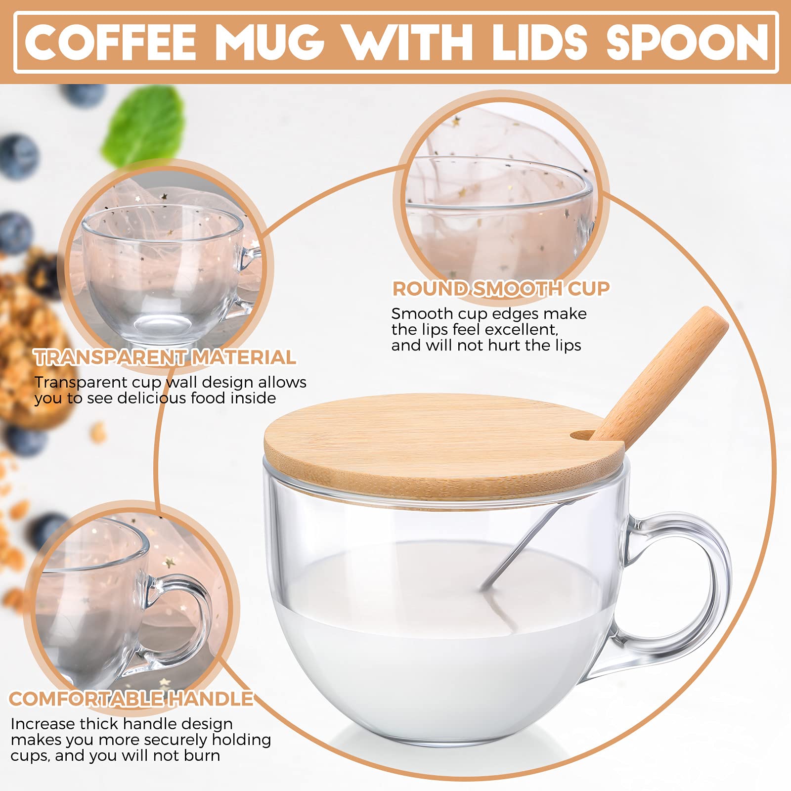 Ocadeau Tazza Da Tè In Vetro Personalizzata 25cl - Incisione Laser, Lavastoviglie E Microonde - 3