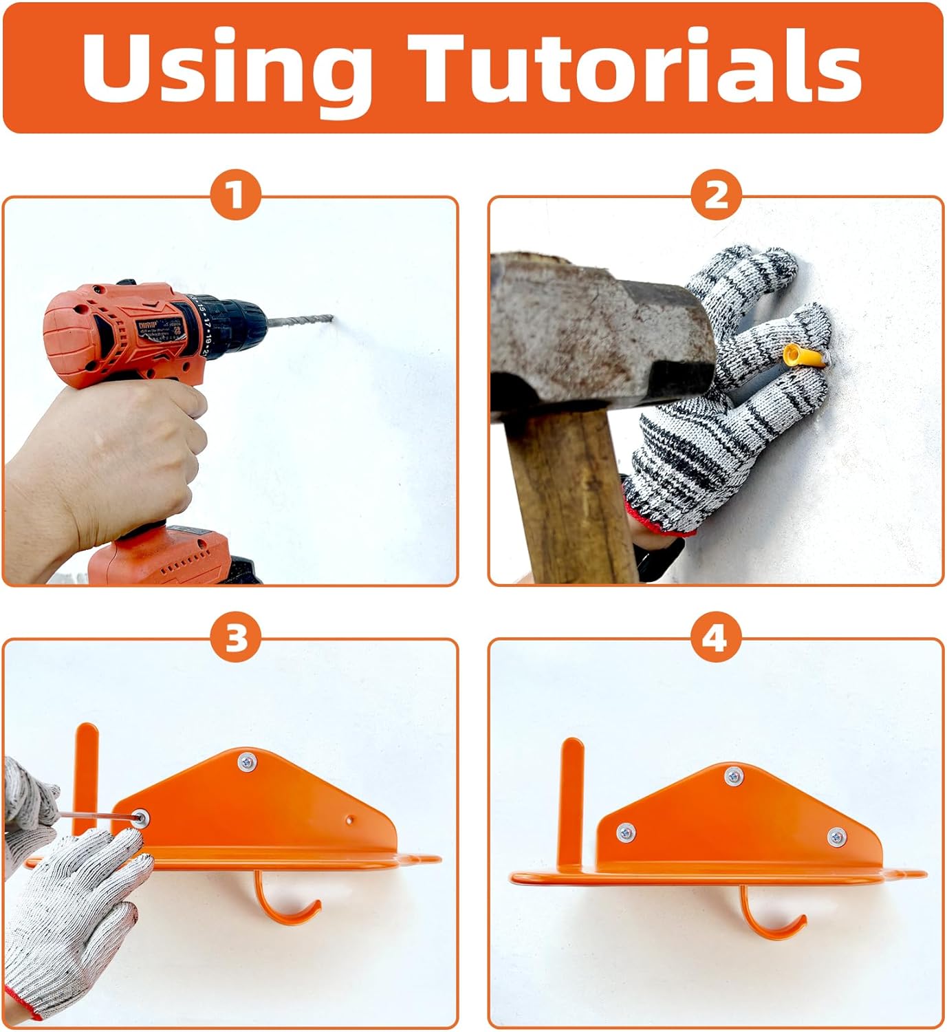 Backpack Leaf Blower Hanger 1 Pack+Chainsaw Holder 1 Pack