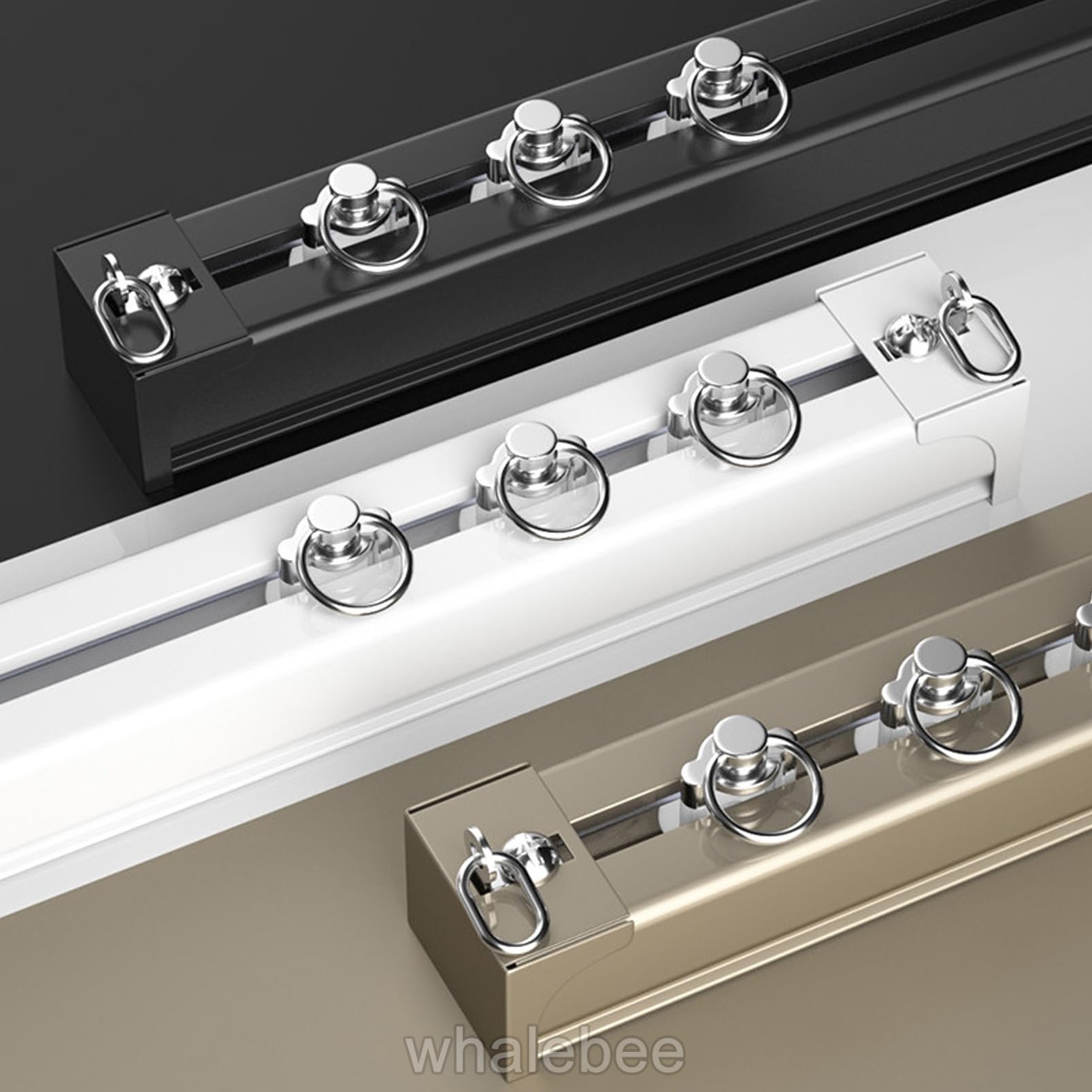 Riel De Cortina De Aluminio 0.50-6m, Sistema De Riel De Cortina De Montaje  En Techo/, image size:1605x1605