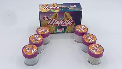 Fantasy Nails Sinaloa - MAJESTIC Acrylic Powder - set of 6 Works W Dip system