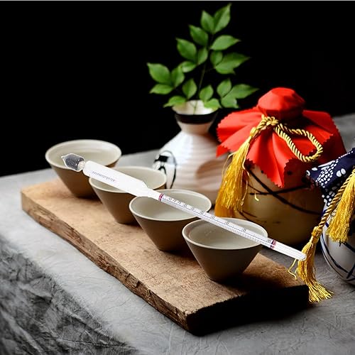 Miniatura 4 de CLISPEED Hidrómetro de vidrio Alcoholímetro Medidor de alcohol Medidor de vino Medidor de vino Vinómetro de vidrio Herramienta de medida de vino