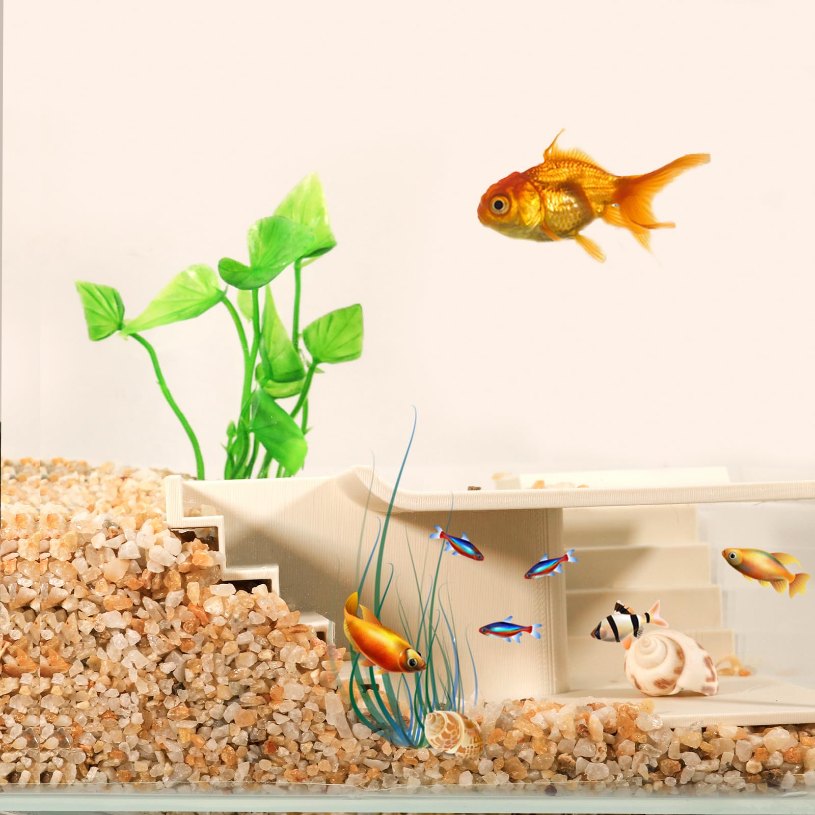 Amazon.co.jp: Toileum 水槽用魚の隠れ家 エビの隠れ家 水槽トンネル