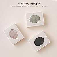 Vista 6 de Konssy Funda de Lactancia de Muselina para Amamantamiento de Bebé, Transpirable 100% Algodón Funda de Lactancia con Aro Rígido para Delantal