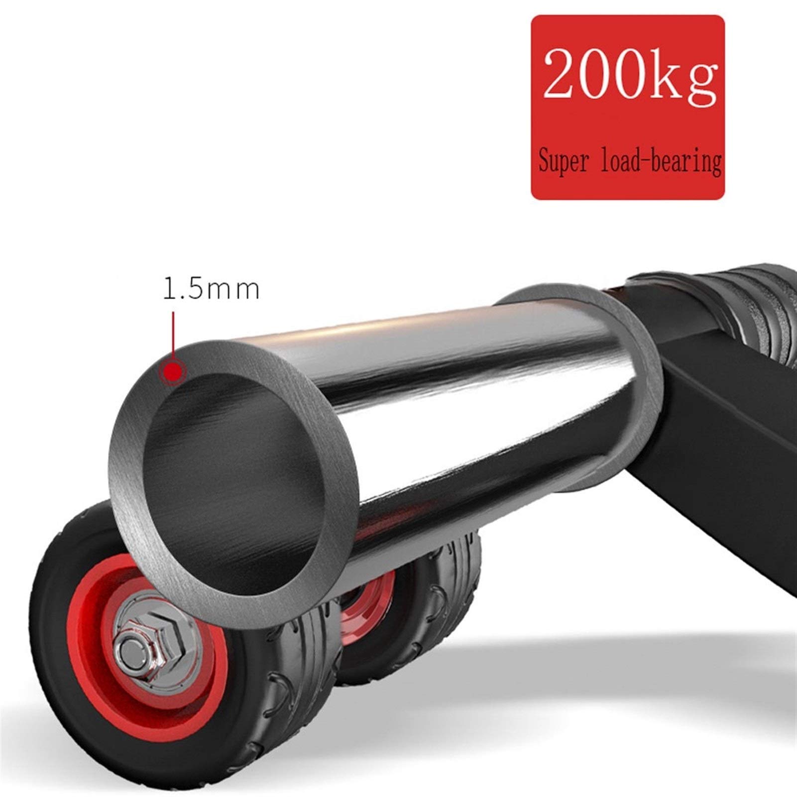 Attrezzature per il fitness addominale/Casa Palestra Muscolo addominale Wheel/Ruota muscolare addominale Con Ginocchiere/Per Addominale Muscolo Addominale