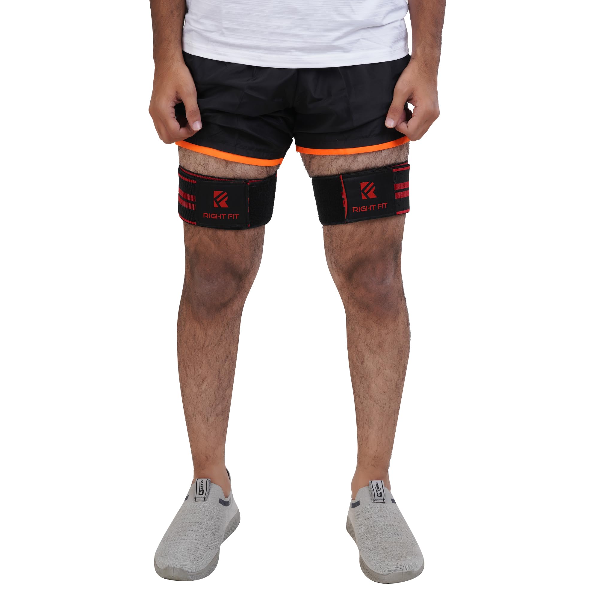 RIGHT FIT BFR Leg Bands | Adjustable Blood Flow Restriction Training Bands for Legs & Thighs | Comfortable Non-Slip Fabric Straps | Ideal for Strength Training & Recovery-image-20