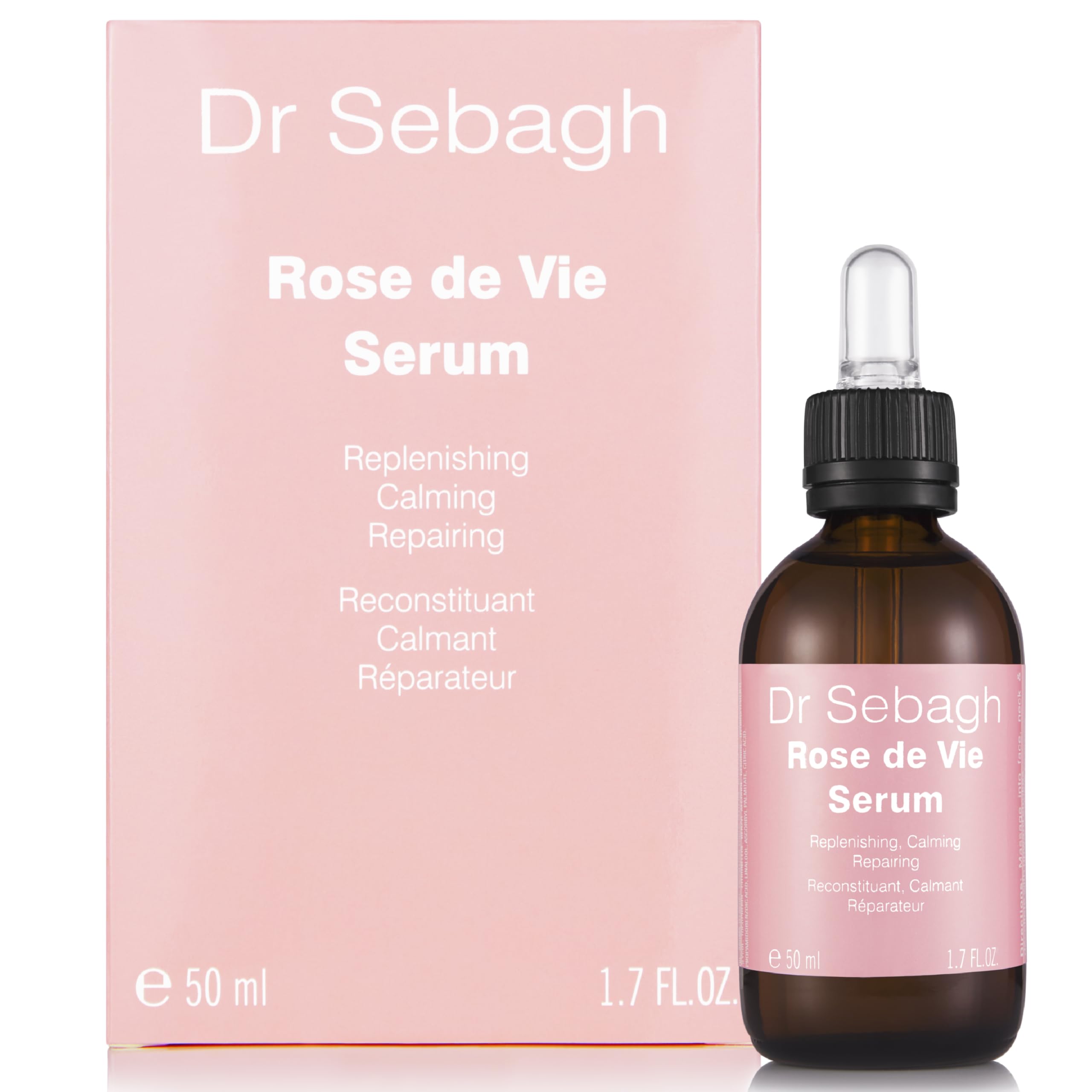 Rose de Vie Serum - 50 ml | Award-Winning Nourishing Anti-Aging Formula | Suitable for Dry, Mature, or Sensitive Skin | Designed to Soothe Redness & Irritation | Regenerating & Invigorating