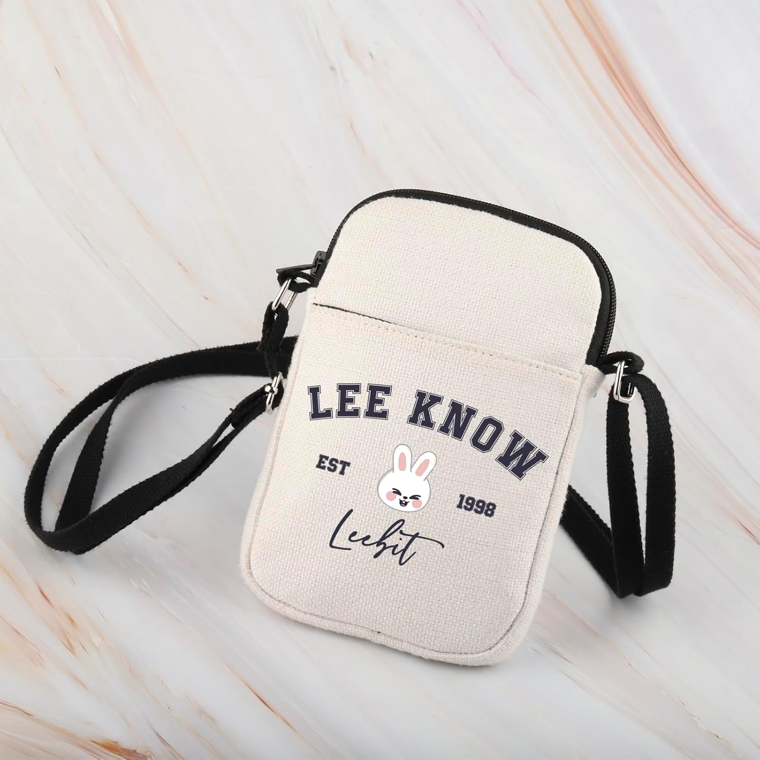 WCGXKO Korean Pop Gift Korean Group Merch Boys Group Est 1999 Dwaekki Crossbody Bag for Pop Music Lover - Image 5