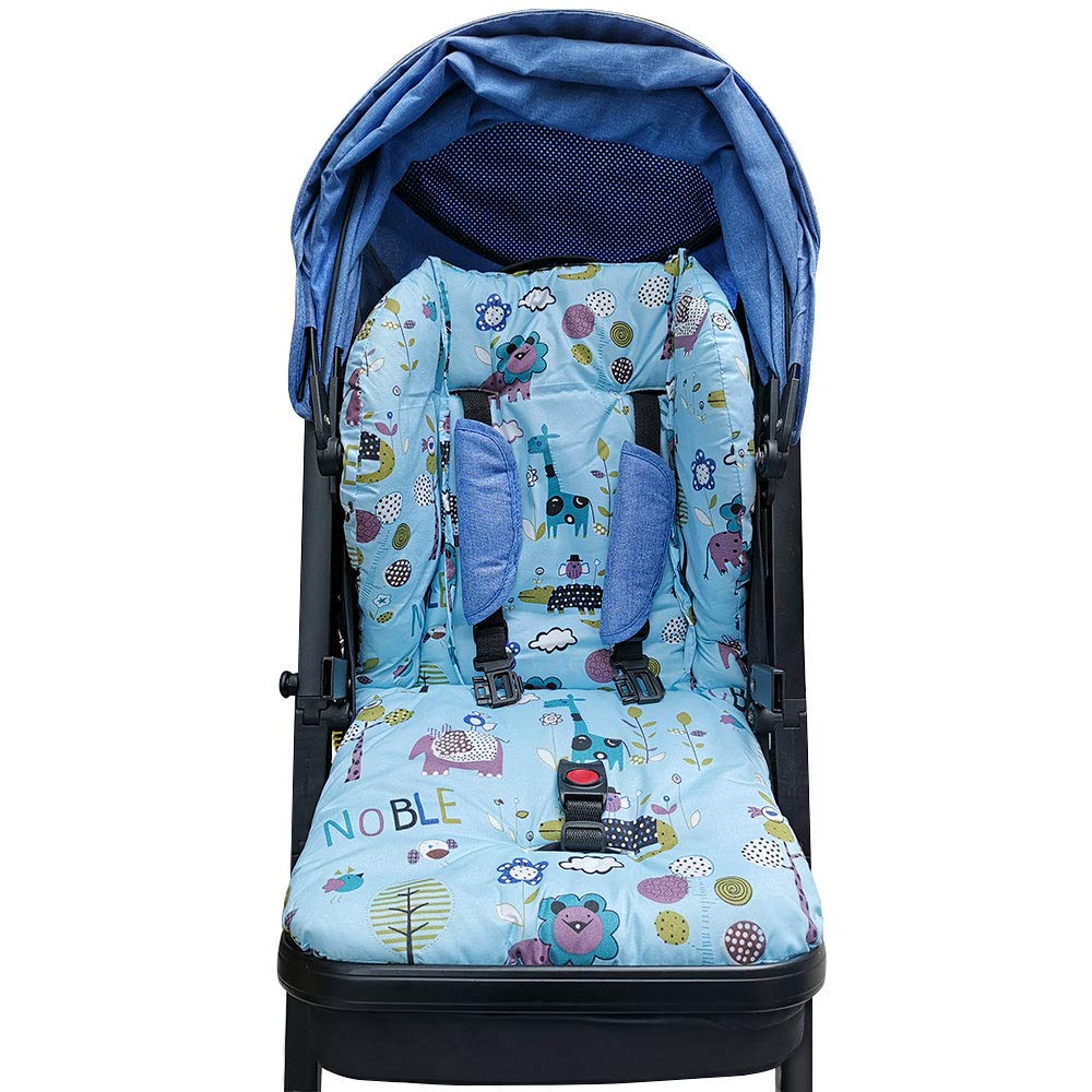 Cuscino per seggiolone, Amcho Passeggino/Seggiolone / Cuscino per seggiolino auto Pellicola protettiva Cuscino per seggiolone traspirante (Pinguino blu)