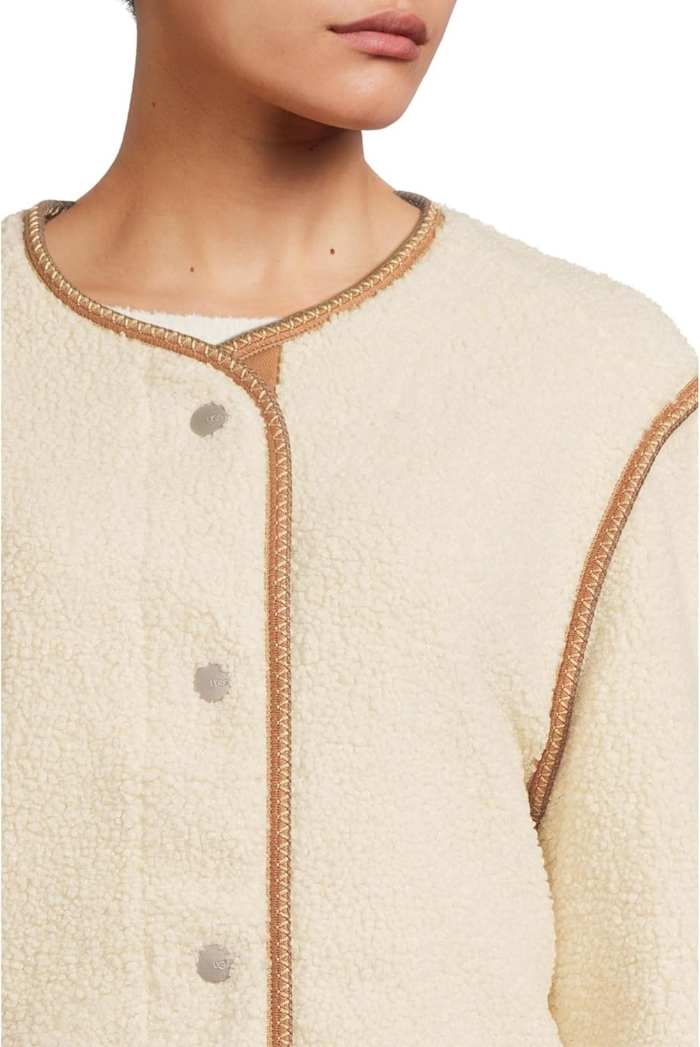 UGG womens Emmersyn Uggbraid Jacket - Image 4