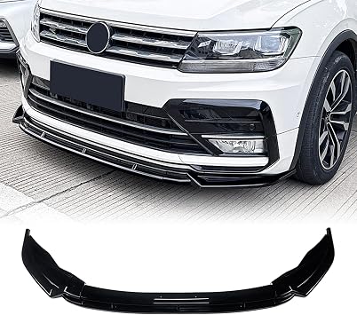 Front Bumper Spoiler Lip Kit for VW Tiguan MK2 R Line 2017-2020
