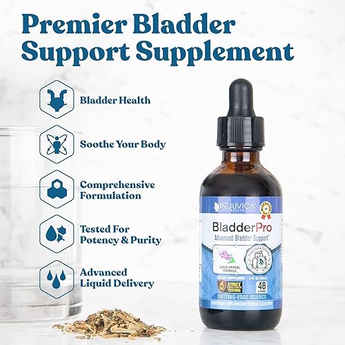 BladderPro para hombres y mujeres  Suplemento de apoyo para la vejiga  Entrega de líquidos para una mejor absorción  Semilla de calabaza, Uva Ursi,