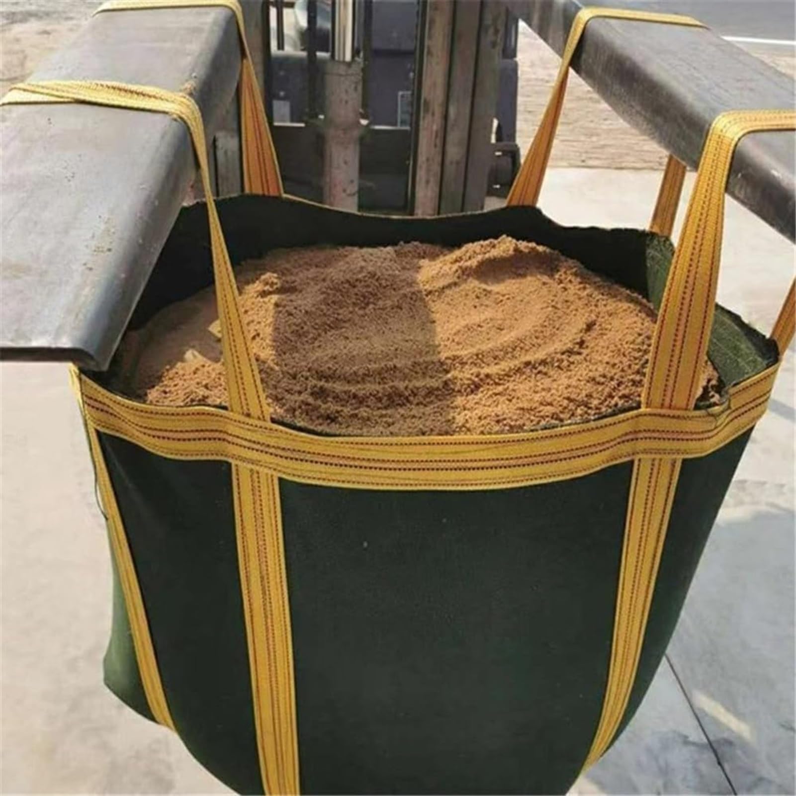 Sacco Di Sollevamento In Nylon - Sacchi Di Sollevamento Riutilizzabili E Resistenti Sacco Di Sollevamento In Tessuto Per Gru Carrelli Elevatori Per Utensili Di Movimentazione Industriale50 X50x50