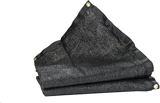 Amazon Hyindoor 日よけ シェード ベランダ バルコニー シェード 目隠し プライバシー保護 遮光ネットクールシェードuvカット 簡単設置 0 400cm ブラック オーニング シェード