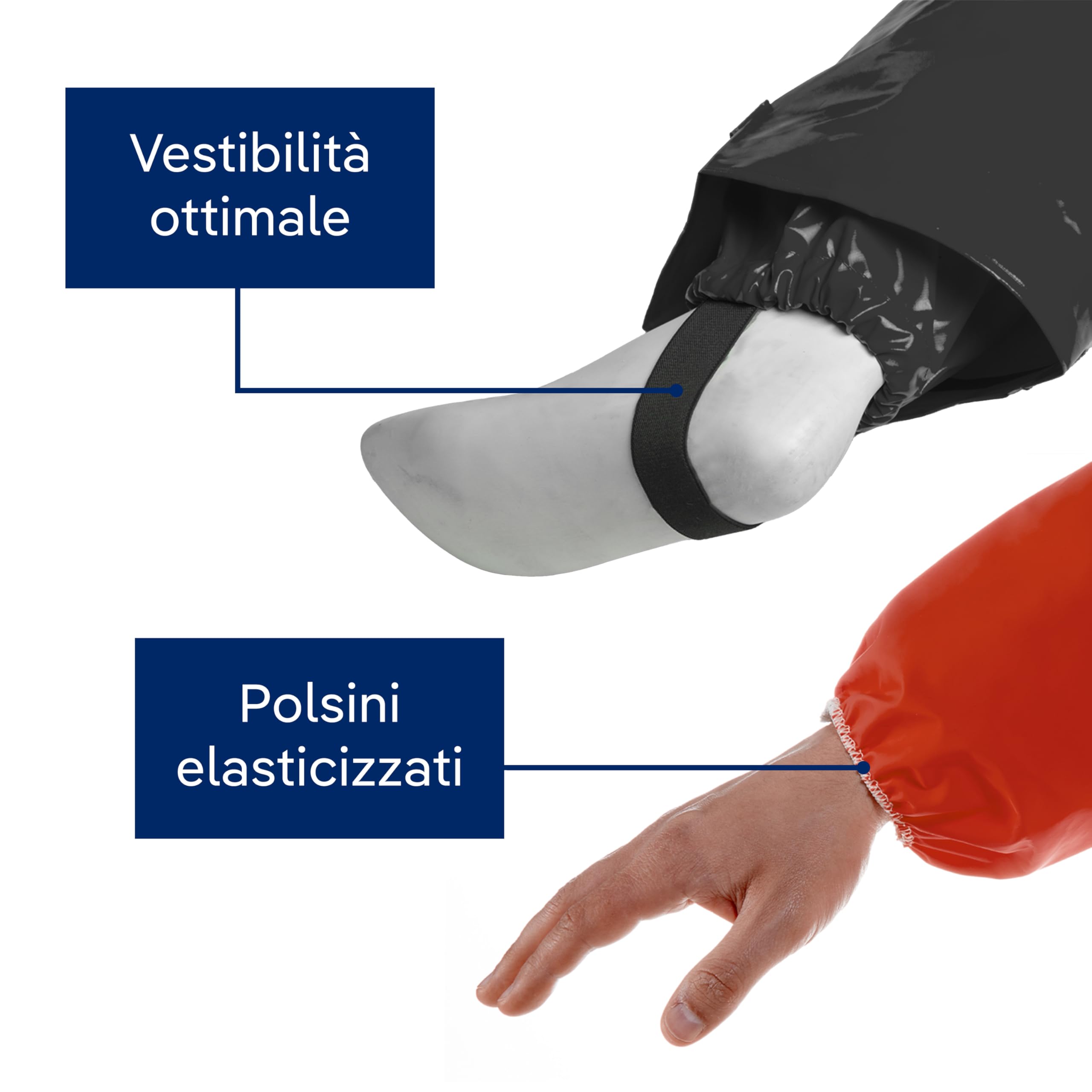 Dräger Tuta protettiva SPC 2400 Flexothane | Tuta di sicurezza con tessuto traspirante | Particolarmente leggera con circa 0,7 kg