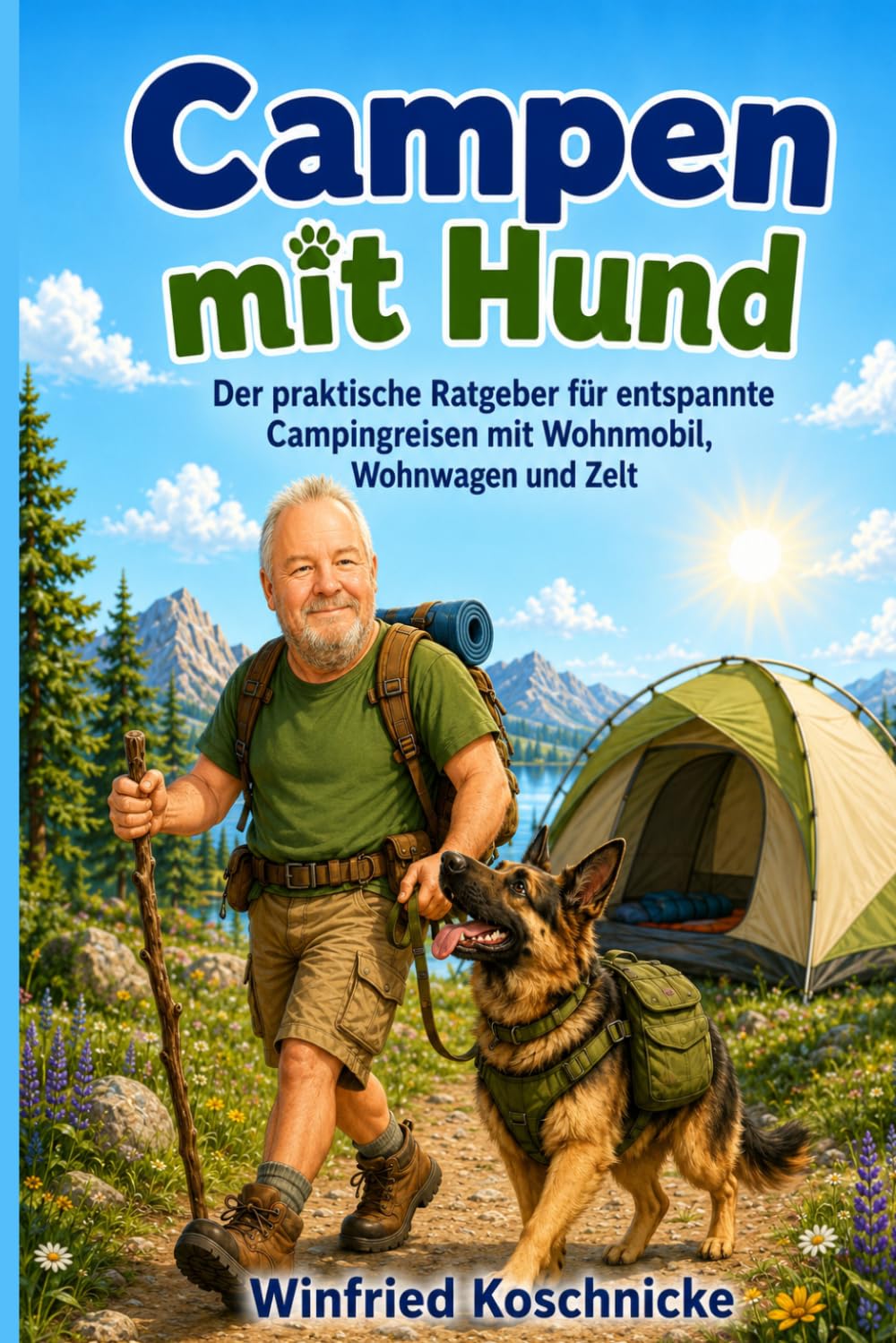Campen mit Hund: Der praktische Ratgeber für entspannte Campingreisen mit Wohnmobil, Wohnwagen und Zelt