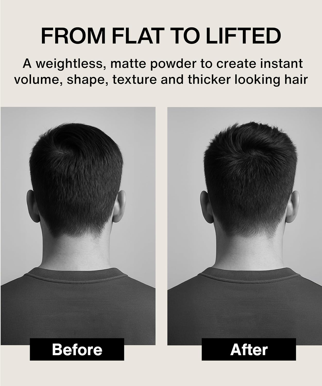 Volume Powder | Root Volumizing Hair Texture Powder for Men | Medium Hold Styling Powder | Adds Shape & Texture with Matte Finish
