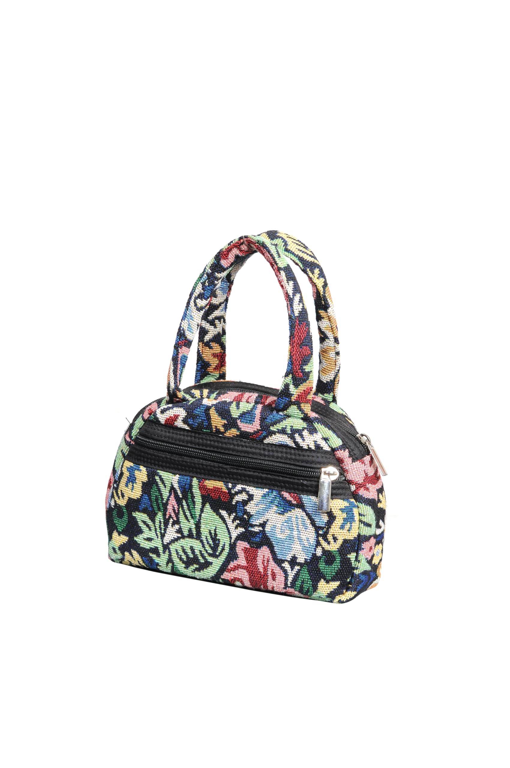 SKANDHAS WHIMSICAL COTTON JACQUARD MINI HAND BAG FOR WOMEN WITH MULTIPLE POCKETS | LADIES PURSE HAND BAG | WEDDING GIFTS FOR WOMEN-picture-38