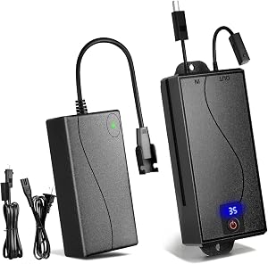 Batterie universelle pour meubles inclinables avec affichage LED, Chargeur de secours sans fil, Batterie rechargeable 2500mAh pour fauteuil inclinable électrique, canapé, chaise élévatrice - S'adapte aux meubles à mouvement à 2 broches