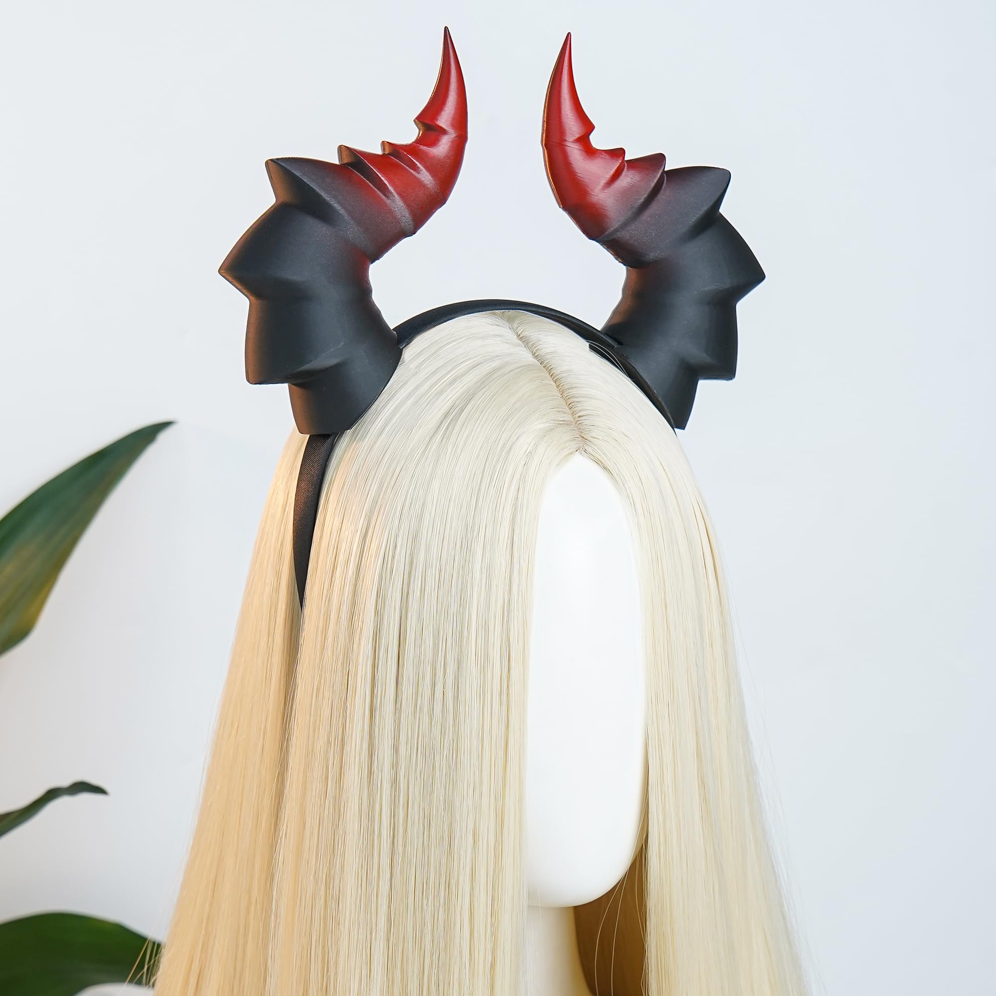 Devil Horns Headband for Adult - 3D Devil Horns Headband for Halloween Costume Party Dress up Cosplay Renaissance