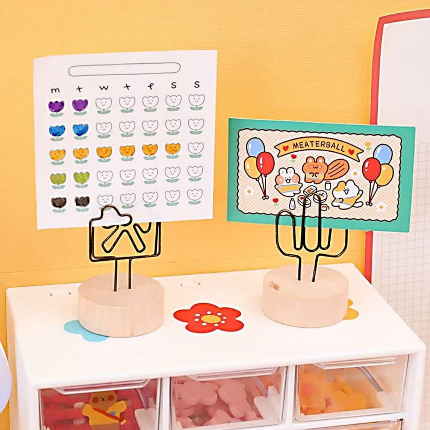 Set 28 Segnaposto Foto In Legno - Supporti Per Carte E Numeri - Per Matrimoni E Feste (7 Design) - Foto 10