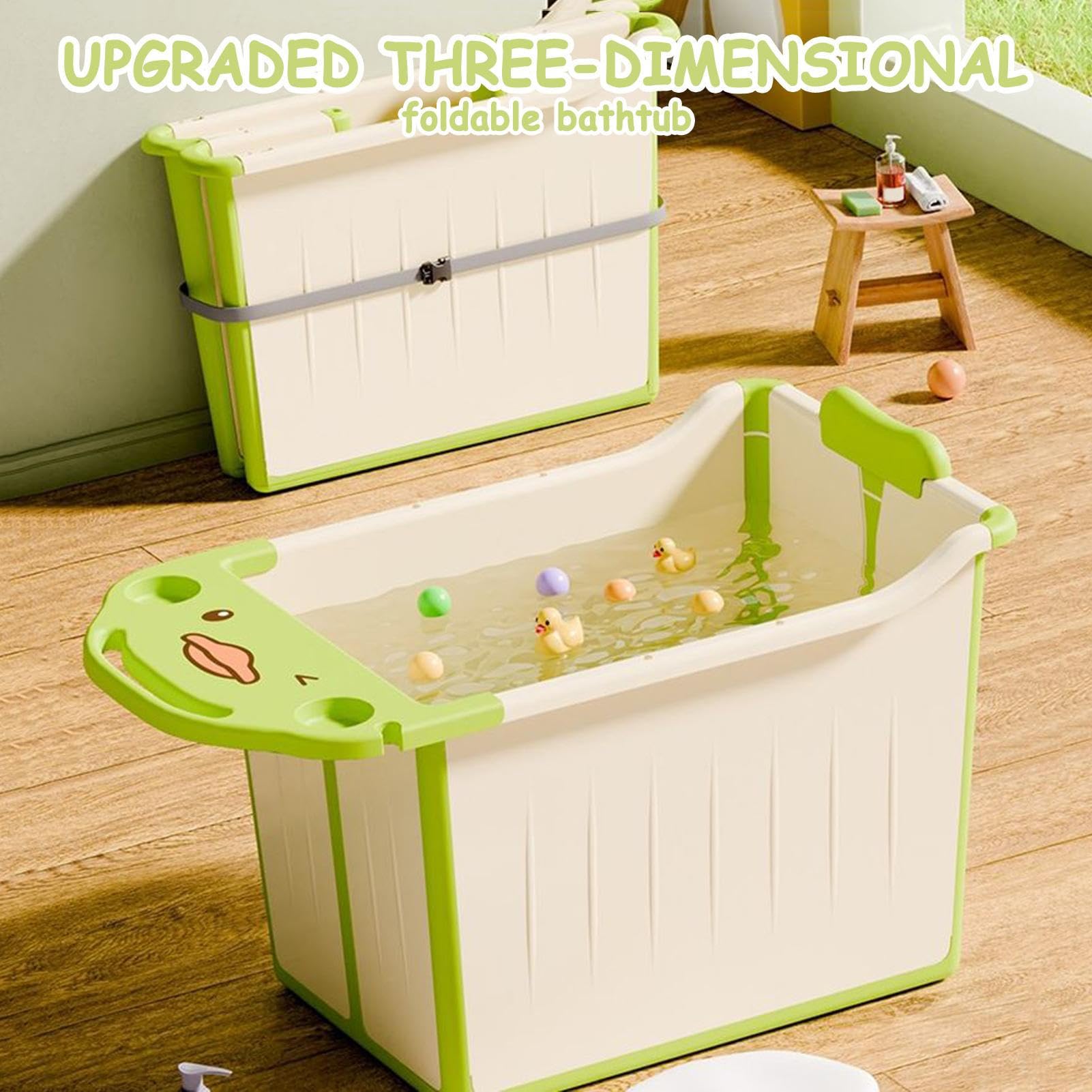 Vasca Da Bagno Portatile Per Facile Da Riporre Vasca Per Bambini Seduti | Supporto Pratico Vasca Ergonomica Da Viaggio Per Casa Bagno Appartamento Vacanza