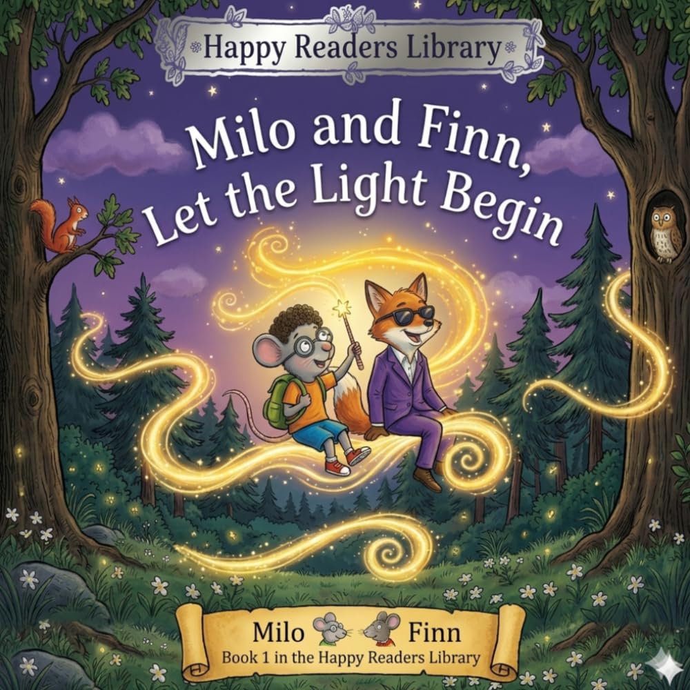 Milo and Finn, Let the Light Begin (The Happy Reader Library)