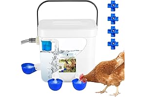 Self-Sufficient Water Source for Quacking Companions: 2-Gallon Automatic Waterer for Ducks