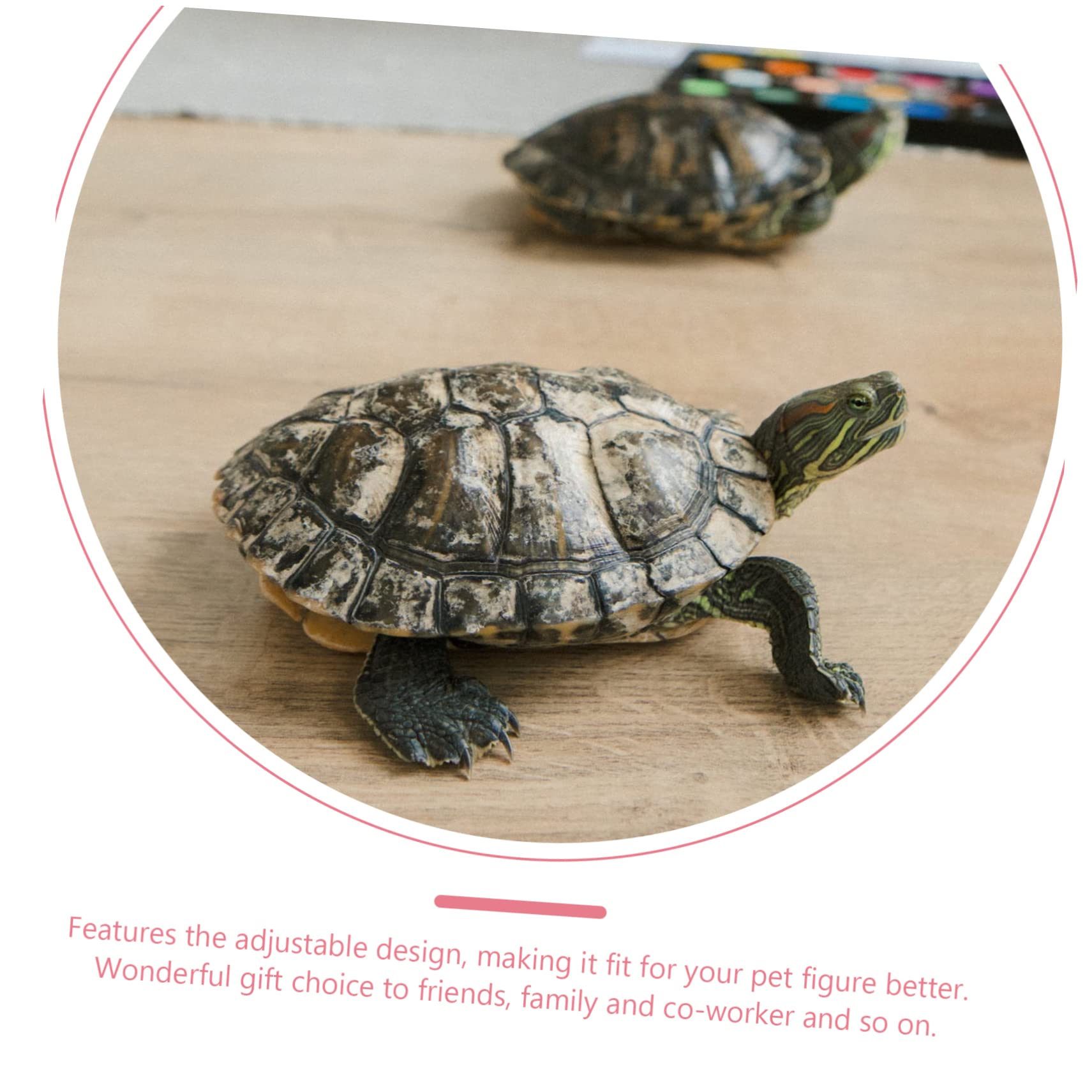 BESPORTBLE Harnais Tortue Rose Petite Laisse Traction Pet pour Tortue Sortie Léger Simple Et Pratique à Porter
