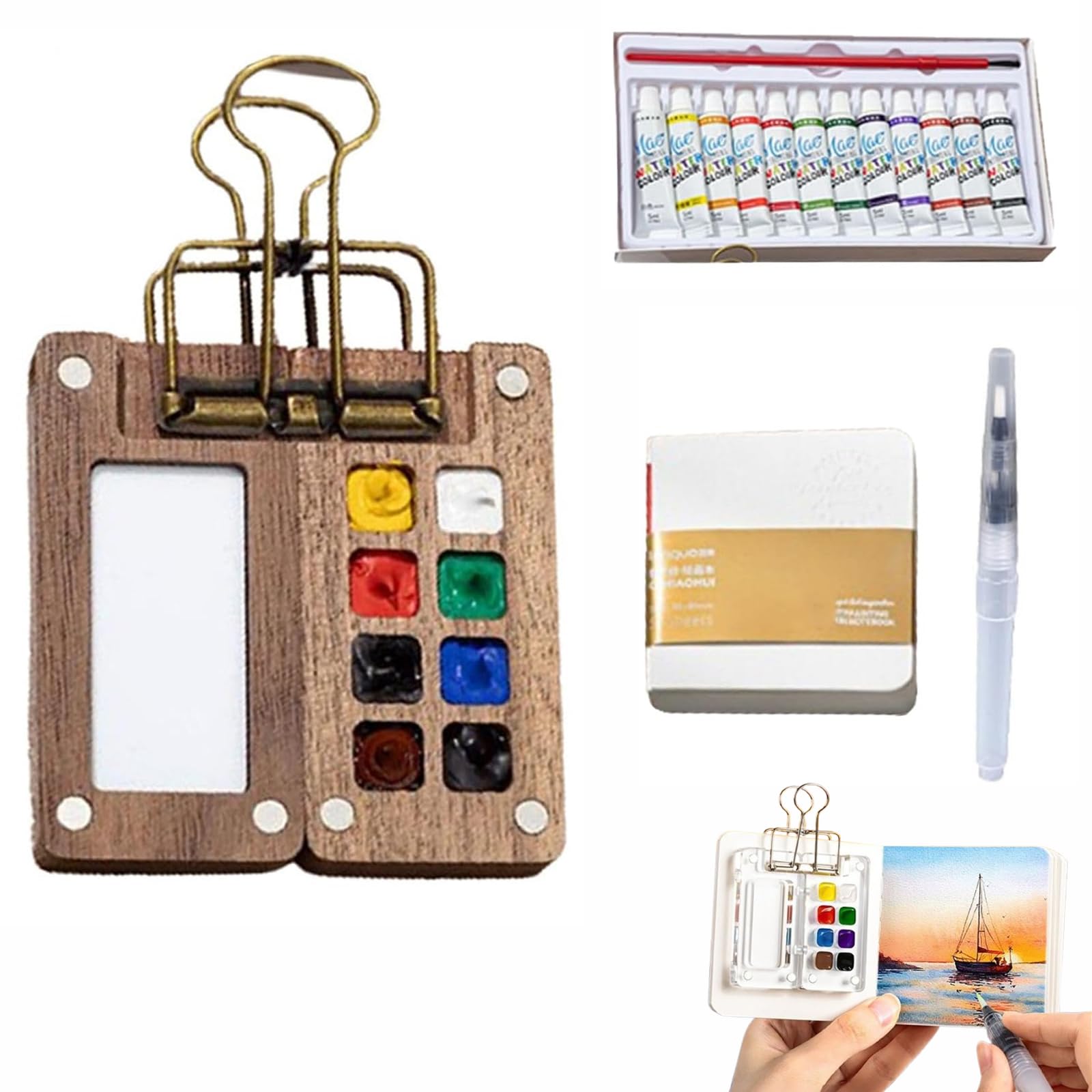 watercolor kit watercolor set mini watercolors set pocket artist watercolors travel sets travel water color kit