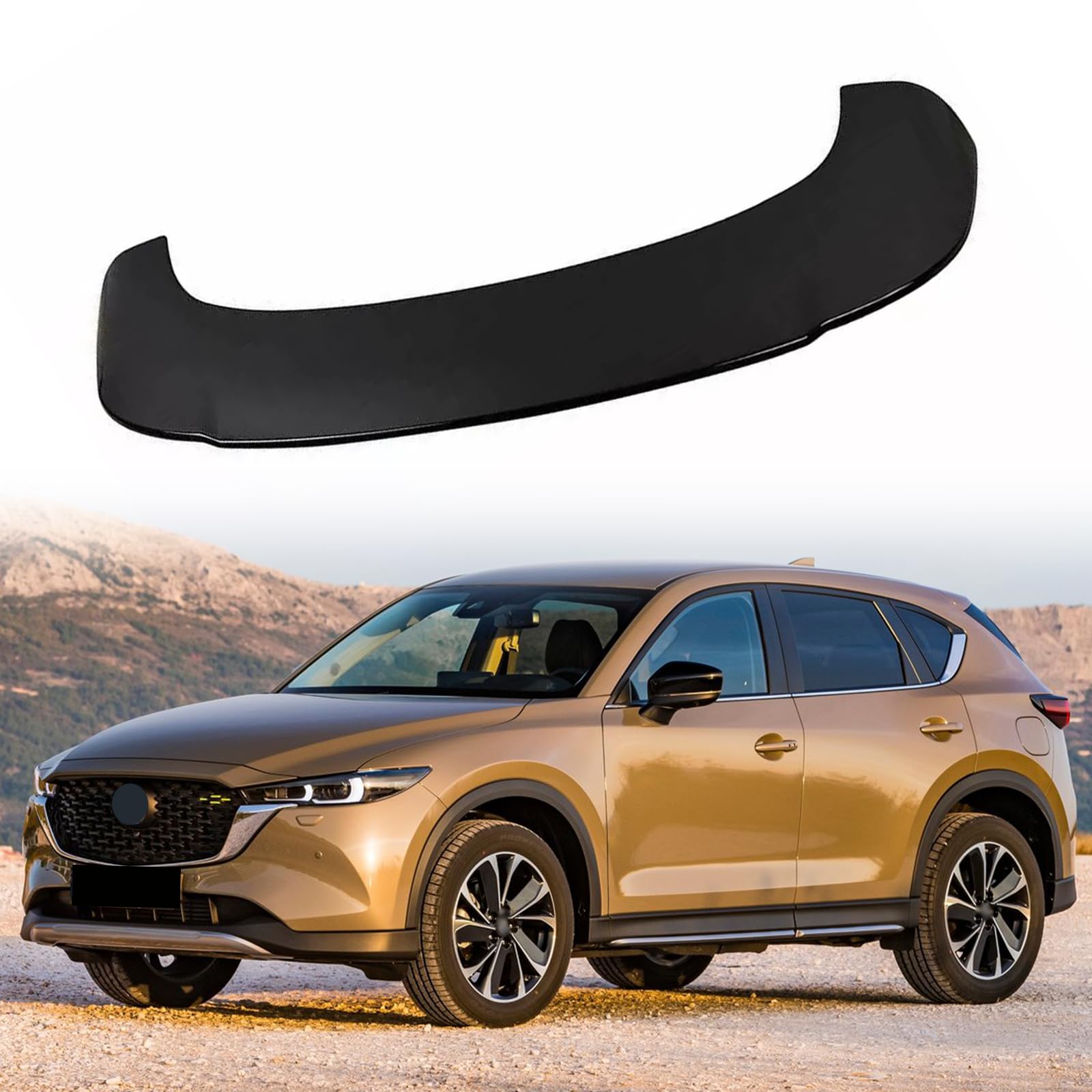 Amazon.com: Rear Tail Spoiler Wing Trunk Lip Fits 2017-2024 Mazda