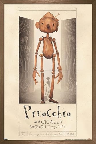 Trends International Netflix Guillermo Del Toro Pinocchio - Póster de pared de Pinocho