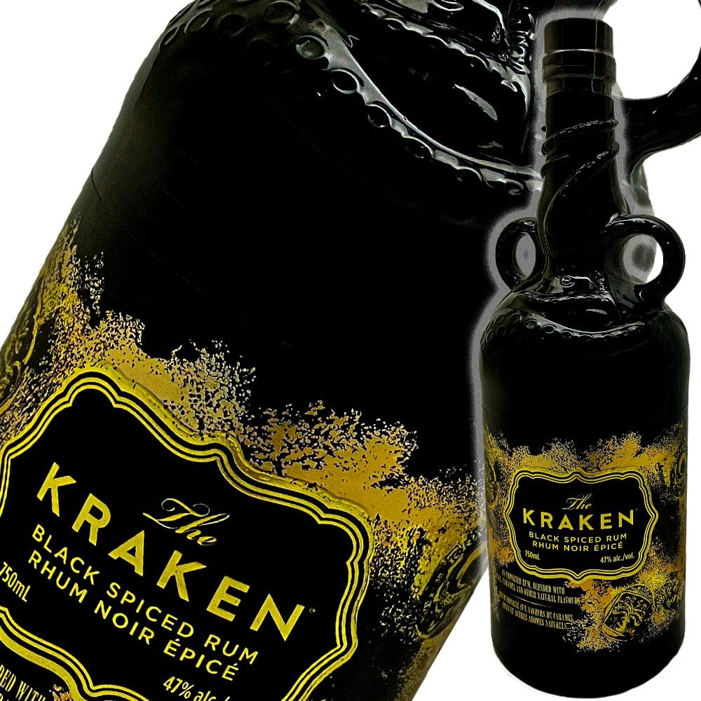 Amazon.co.jp: 【新ボトル】クラーケン ブラックスパイスド ラム