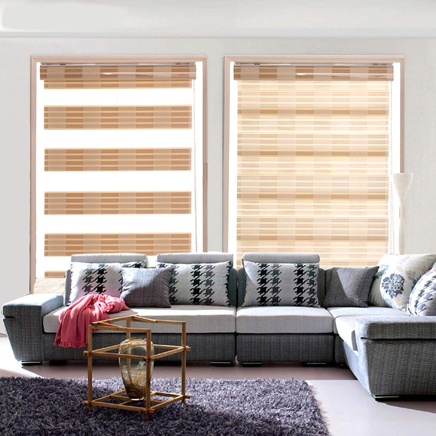 ZEBRA BLINDS Polyester Curtain for Windows Or Outdoor Décor-image-20