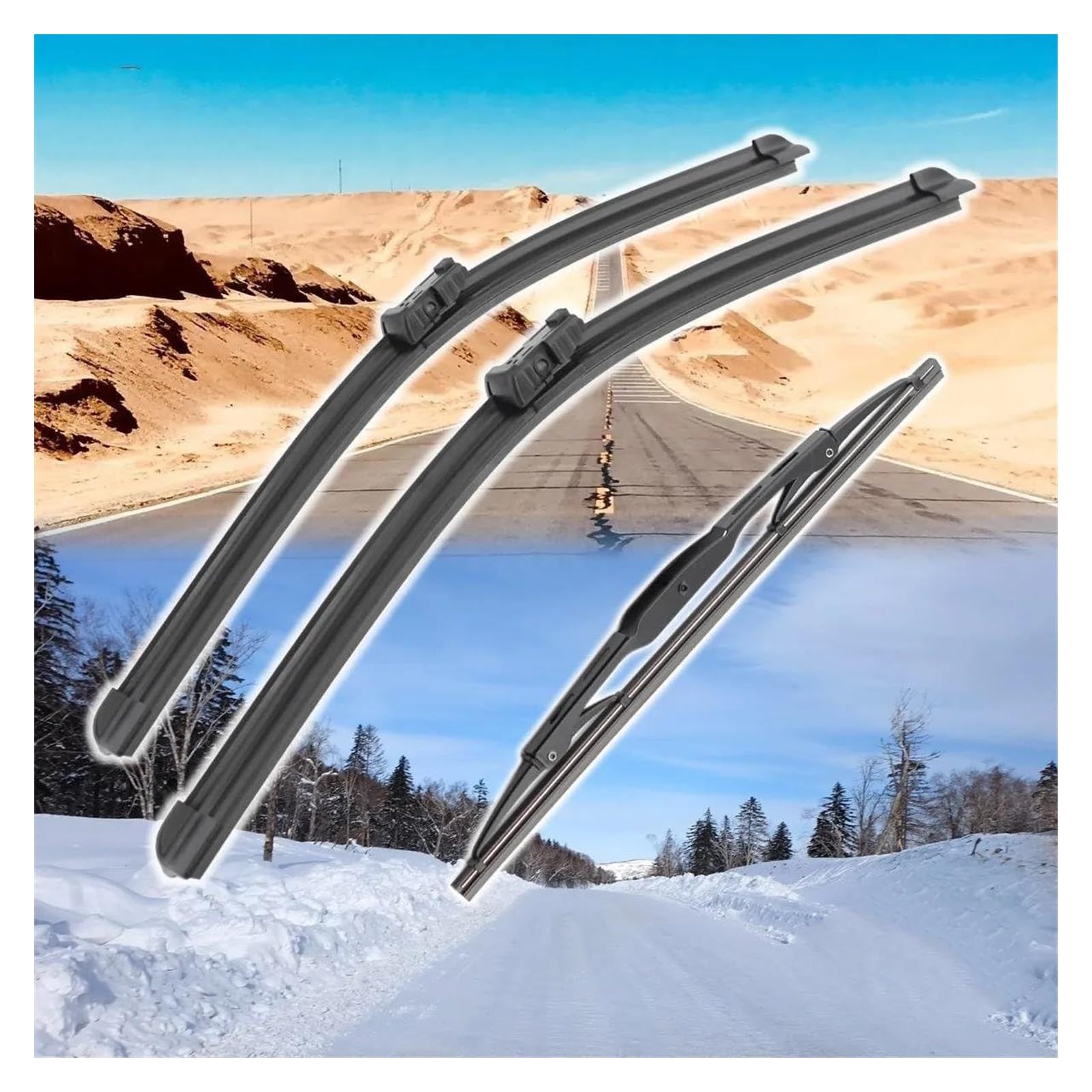 parabrezza tergicristalli Per Volvo V60 Hatchback 2010-2018 26 "+ 20" + 12 "Spazzole Tergicristallo Anteriori Posteriori Parabrezza Finestra Spazzole Tergicristallo Auto