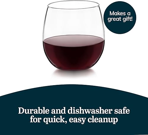 Miniatura 22 de Libbey Vina - Copas de vino tinto (6 unidades) Vino Tinto, Tallo,Vino multiusos, tallo,Claro,Rojo y blanco, sin tallo (embalaje estándar),Vino