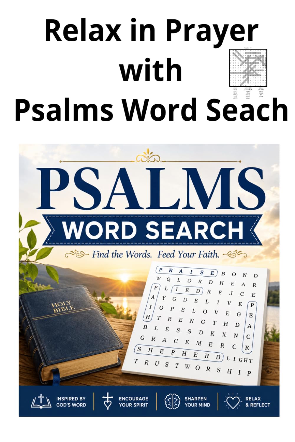 Relax with Prayer: Psalms Word Search