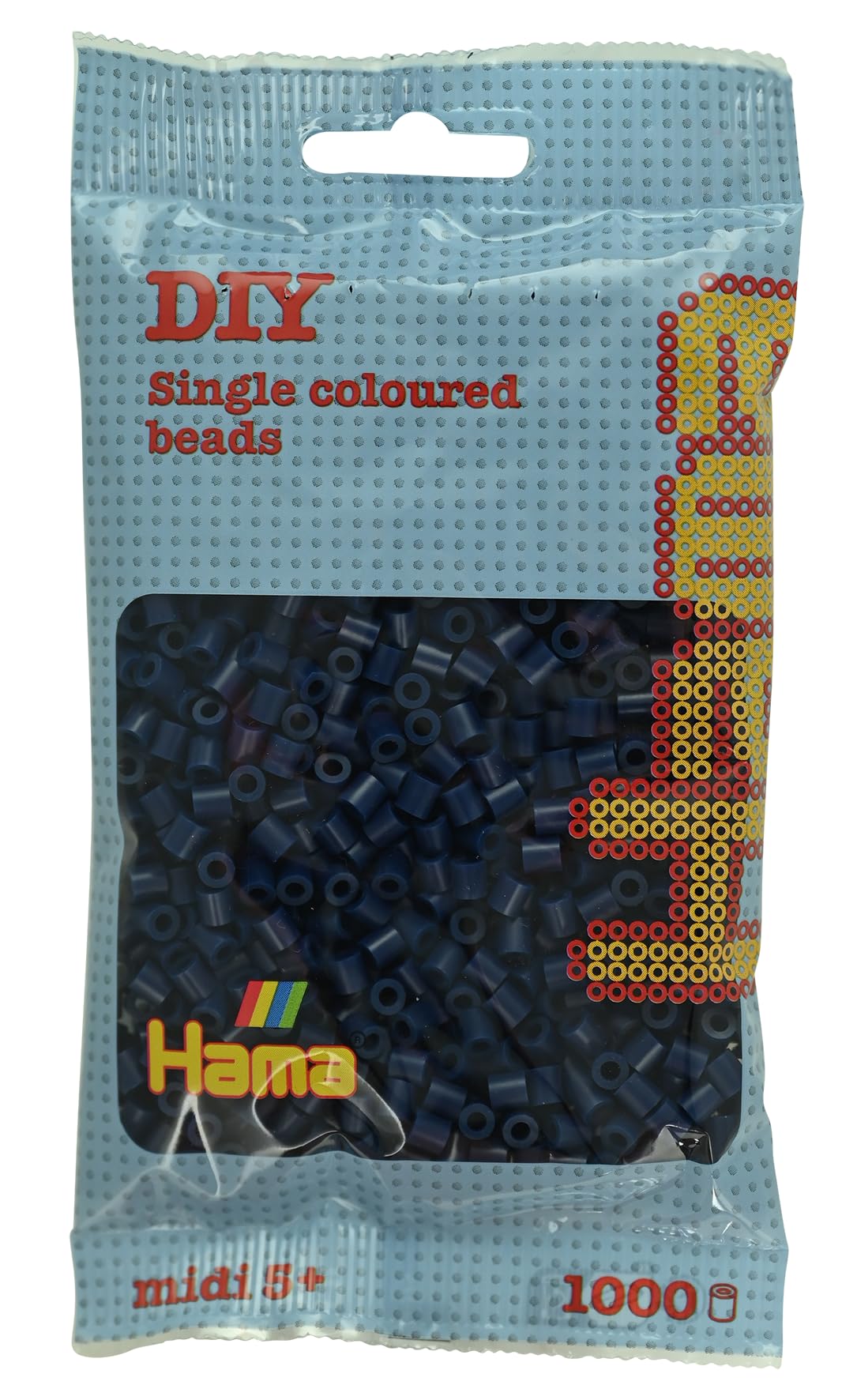 HAMA Bolsa de perlas | Aprox. 1000 cuentas midi fusibles para manualidades y mosaicos | Perlas de fusión para niños creativos 5+ | Juego de arte y decoración | Light Blue — view 23