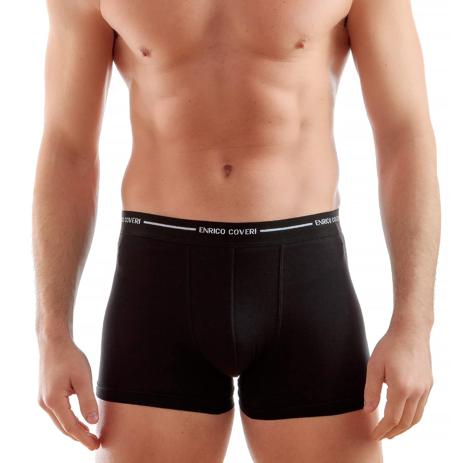 Enrico Coveri Boxer Uomo Super Offerta 3 E 6 Pezzi Boxer Uomo Elasticizzato Elastico Esterno