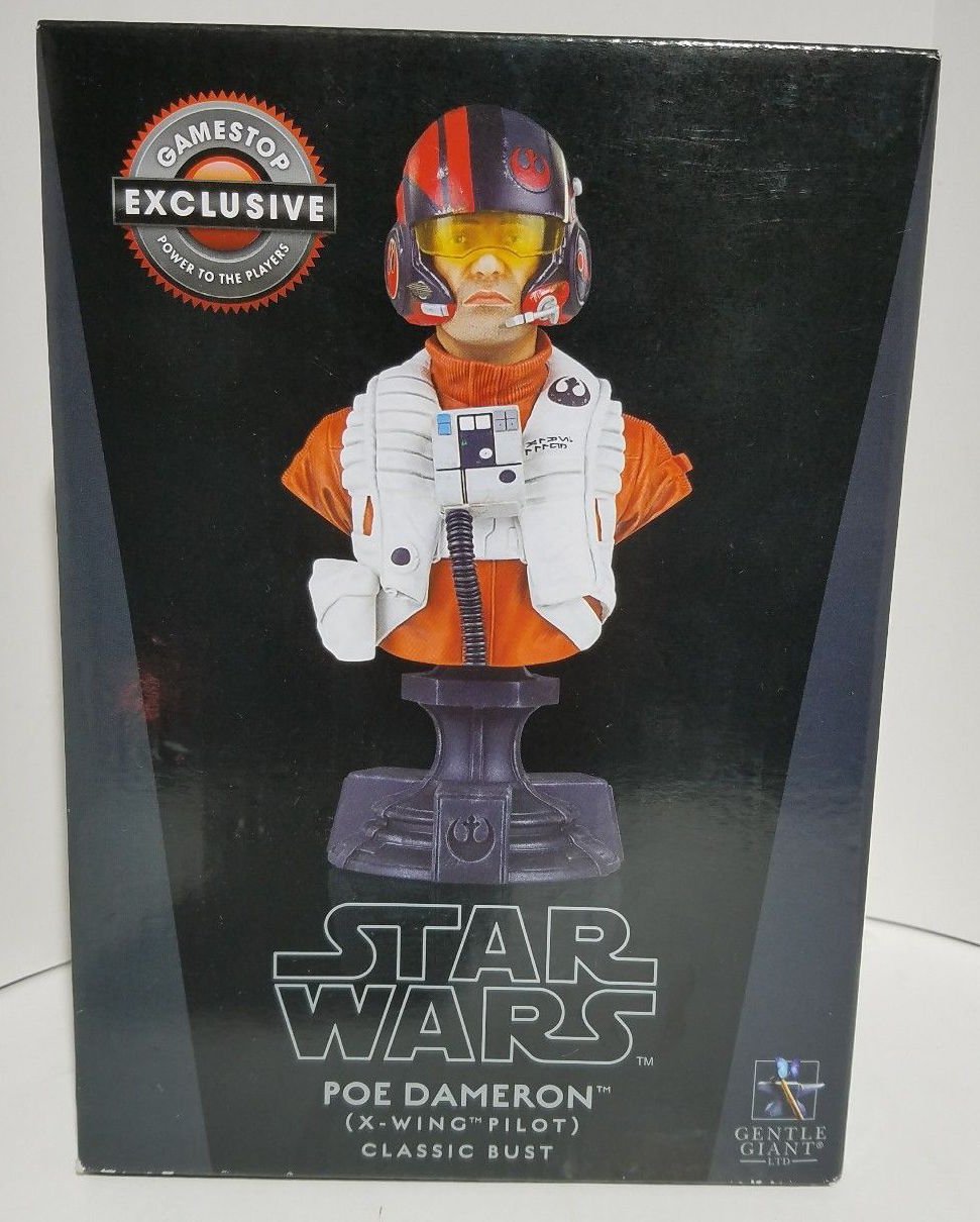Gentle Giant Gamestop Exclusive Poe Dameron Classic Bust