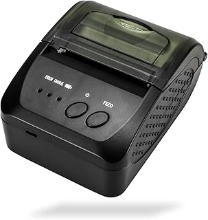 NetumScan Stampante termica wireless Bluetooth per ricevute, 2 pollici 58 mm Mini USB POS stampante per ristorante al dettaglio compatibile con Android/iOS/PC/Windows NS1809DD