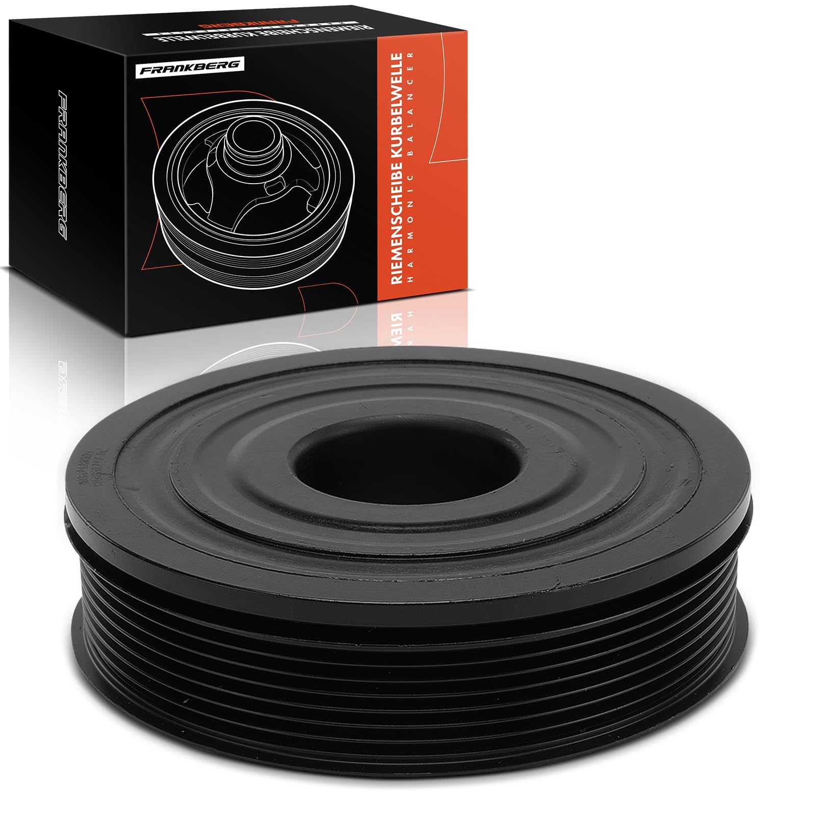 Frankberg Puleggia albero motore 8200767762 | Compatibile con: Grand Scénic III JZ0/1, M.e.g.a.n.e CC EZ0/1, Scénic II JM0/1, Autobus Primastar X83