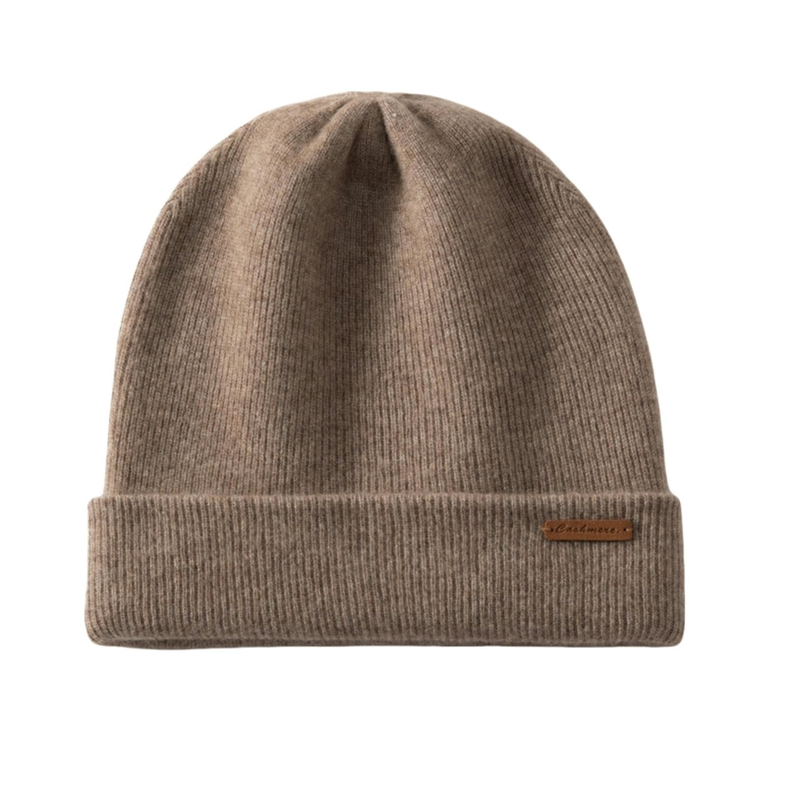 Gorro Invierno Mujer Frijoles Neutros, Sombreros De Punto De Lana Suaves Y Ligeros, Volantes para Mantenerse Calientes Y A Prueba De Viento, Frijoles-Gris-Código Medio