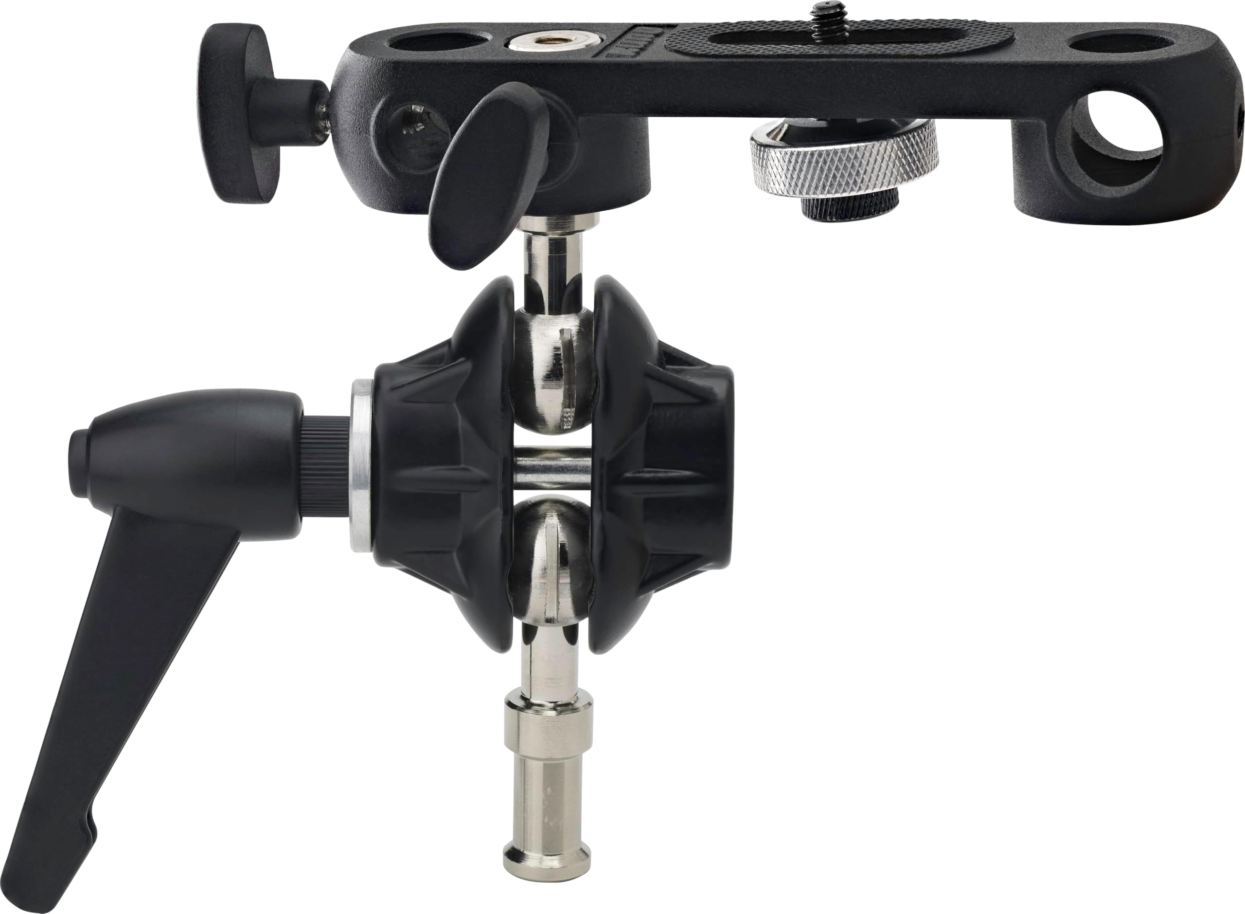 Kupo Double Ball Joint Adapter, Dual 5/8" Studs with Camera Bracket for Flexible Camera and Lighting Mounting Systems in Production (KG007212)